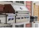 Stainless steel outdoor grill with built-in burners, ideal for gourmet outdoor cooking and entertaining at 1149 Lands End Dr, Hanahan, SC 29410