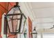Close-up of a stylish gas lantern fixture on the front porch, adding a touch of elegance at 1149 Lands End Dr, Hanahan, SC 29410