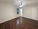 Neutral bedroom with hardwood floors and a ceiling fan at 117 Coronet St, Summerville, SC 29483
