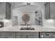 Hallway features modern, neutral decor with views of kitchen and living area at 1173 Triple Crown Court, Mount Pleasant, SC 29429