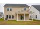 New construction features a covered patio, great lawn, and access to the home at 123 Moscato Ln, Summerville, SC 29485