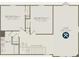 Second floor plan includes bedrooms, bathroom, and a large loft space at 125 Royal Cainhoy Way, Huger, SC 29450