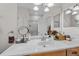 Bright bathroom showcasing a wide vanity and well-lit mirror at 1309 Basketweaver Way, Hanahan, SC 29410