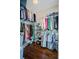 Walk-in closet with custom shelving and organization at 1450 Eutaw Battalion Dr, Charleston, SC 29412