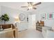 Bright Bedroom with crib, dresser, comfortable chair, and decor at 1651 Valley Oak Rd, Johns Island, SC 29455