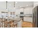 Modern kitchen featuring a large island, stainless steel appliances, and ample cabinet space at 1651 Valley Oak Rd, Johns Island, SC 29455