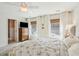 View of the main bedroom with a television mounted on the dresser at 1651 Valley Oak Rd, Johns Island, SC 29455