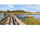 Dock with a view of the marsh and waterway at 178 Beresford Creek St, Daniel Island, SC 29492