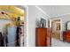 View of a bedroom closet with shelves, boxes, and storage containers, providing ample space for organization and storage at 1925 Old Parsonage Rd, Charleston, SC 29414