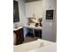 Charming nook features custom cabinets and countertop, plus a cozy space for a pet bed at 2009 Utsey St, Johns Island, SC 29455
