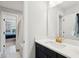 Stylish bathroom featuring a sleek vanity with modern fixtures and hardware at 2165 Annie Laura Ln, Mount Pleasant, SC 29466
