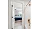 Bathroom doorway view into a bedroom with modern décor and natural light at 2165 Annie Laura Ln, Mount Pleasant, SC 29466
