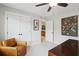 This cozy room features plush seating, a ceiling fan, and stylish decor at 2165 Annie Laura Ln, Mount Pleasant, SC 29466