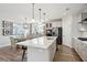 Beautiful kitchen featuring an island with seating, pendant lights, and stainless steel appliances at 2165 Annie Laura Ln, Mount Pleasant, SC 29466