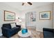 Cozy living room with comfortable seating, stylish decor, and natural light at 2165 Annie Laura Ln, Mount Pleasant, SC 29466