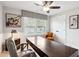 Well-lit office space with a modern desk, artwork, and comfortable chair at 2165 Annie Laura Ln, Mount Pleasant, SC 29466