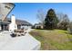 The backyard features a patio area with a picnic table and outdoor seating at 2899 Doncaster Dr, Charleston, SC 29414