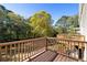 Beautiful deck overlooking a lush backyard, perfect for outdoor entertaining and relaxation at 2920 Woodland Park Dr, Mount Pleasant, SC 29466