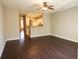Spacious, open-concept living room featuring hardwood floors at 2926 Sugarberry Lane Ln, Johns Island, SC 29455