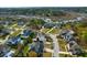 Aerial view of homes in a neighborhood with a waterway nearby at 2961 Yachtsman Dr, Mount Pleasant, SC 29466