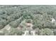 Aerial view of the property, showcasing its location nestled among lush trees at 3166 Edenvale Rd, Johns Island, SC 29455