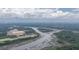An aerial view of a marsh and waterway in a lush landscape at 3166 Edenvale Rd, Johns Island, SC 29455