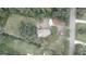 Aerial view showcasing the home's roof and surrounding mature trees at 3166 Edenvale Rd, Johns Island, SC 29455
