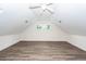 Bright and airy bonus room with hardwood floors, a ceiling fan, and a window at 3166 Edenvale Rd, Johns Island, SC 29455