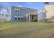 Expansive backyard featuring a screened porch with lush green grass, ideal for outdoor activities and relaxation at 3215 Safe Harbor Way, Charleston, SC 29414