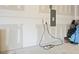 Garage with EV charger, offering convenient electric vehicle charging and updated electrical panel, for modern efficiency at 3215 Safe Harbor Way, Charleston, SC 29414