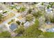A nice aerial view of this charming home showcasing a private pool in the backyard at 3308 Island Estates Dr, Johns Island, SC 29455