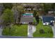 Inviting single-story home with a backyard pool, lush lawn, and a long private driveway at 3308 Island Estates Dr, Johns Island, SC 29455