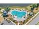 Aerial view of the resort-style community pool, perfect for swimming and lounging in the sun at 3894 Sawyers Island Dr, Mount Pleasant, SC 29466