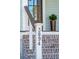 Close-up of the house number on the brick stairs leading to the charming home's entrance at 3894 Sawyers Island Dr, Mount Pleasant, SC 29466