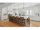 Bright kitchen with a large center island, seating, modern appliances, and an open layout at 3894 Sawyers Island Dr, Mount Pleasant, SC 29466