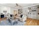 Living room with built-in shelving and large sectional at 3894 Sawyers Island Dr, Mount Pleasant, SC 29466