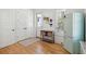Mud room featuring an accent refrigerator, custom storage and convenient access to the outdoors at 3894 Sawyers Island Dr, Mount Pleasant, SC 29466