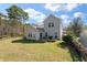 Spacious backyard features a screened-in porch, patio area, and lush green lawn, perfect for outdoor living at 4021 Brown Trout Dr, Johns Island, SC 29455