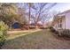Expansive backyard featuring a gazebo and privacy landscaping, perfect for outdoor gatherings and relaxation at 412 Arlington Dr, Charleston, SC 29414