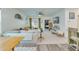 Open-concept living room with a comfortable sectional sofa, stylish decor, and plenty of natural light at 429 Pender Woods Dr, Summerville, SC 29486