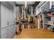 Large walk-in closet featuring organized shelving, hanging racks, and a center island at 430 Fish Tale Rd, Charleston, SC 29492