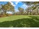 Large backyard with expansive green space and mature oak trees, creating a park-like setting at 5010 Timber Race Crse, Hollywood, SC 29449