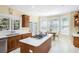Kitchen featuring an island with cooktop, stainless steel appliances, and breakfast area at 5010 Timber Race Crse, Hollywood, SC 29449