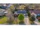 Aerial view of a well-maintained property with solar panels and a landscaped yard at 503 Amberjack Way, Summerville, SC 29485