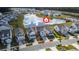 Aerial view of home and community, highlighting the proximity to the pond at 509 Purple Finch Rd, Summerville, SC 29486