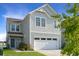 Charming two-story home featuring a well-manicured lawn, attached garage, and inviting curb appeal at 509 Purple Finch Rd, Summerville, SC 29486