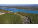 Expansive aerial shot of a lake surrounded by lush forests, showing the natural beauty of the area at 572 Tidewater Chase Ln, Summerville, SC 29486