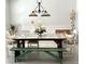Unique dining room featuring vintage furniture, decorative lighting, and artistic accents at 572 Tidewater Chase Ln, Summerville, SC 29486