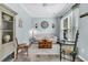 Cozy sitting room with lots of natural light and stylish furniture at 614 Battery Edge Dr, Summerville, SC 29486
