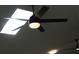 Modern ceiling fan with lights and a skylight in a bright room at 8311 Whitehaven Dr, North Charleston, SC 29420